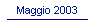 Maggio 2003