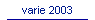 varie 2003